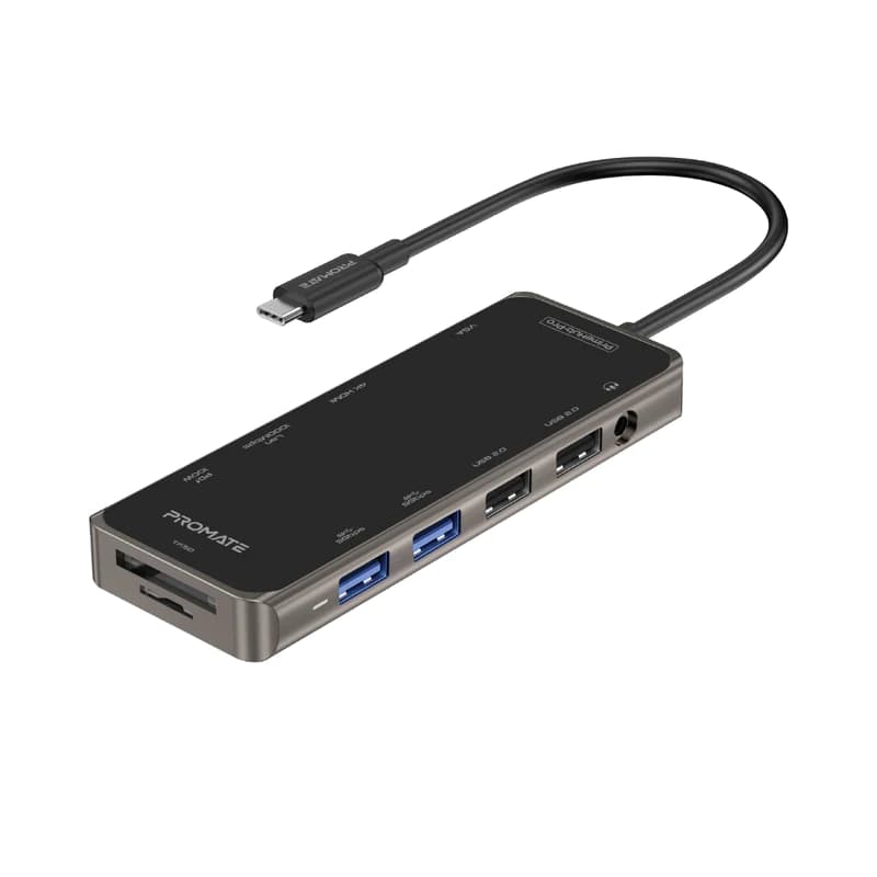 Promate Prime Hub Pro 11 In 1 USB C Hub